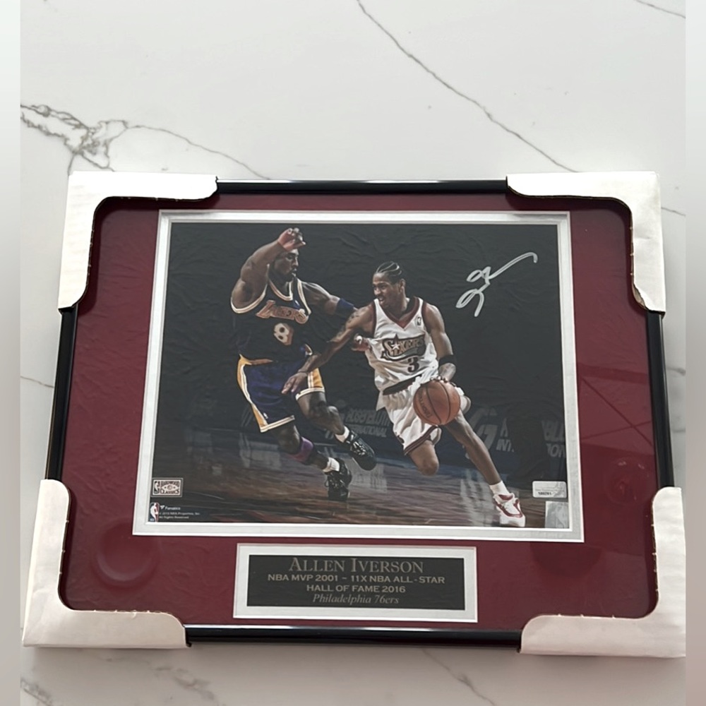 Allen Iverson Signed Picture